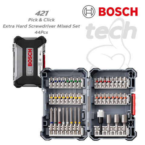 Mata Obeng Mixed Set Screwdriver Bit Bosch 44 Pcs - Pick&Click