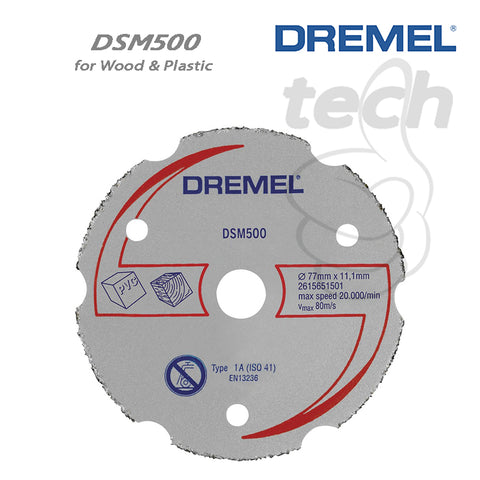 Mata Potong Kayu Plastik Carbide Wheel Dremel DSM500 DSM 500 - Saw Max
