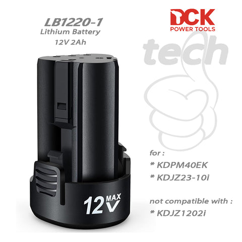 Baterai DCK LB1220-1 12V Lithium Ion Battery - 2Ah