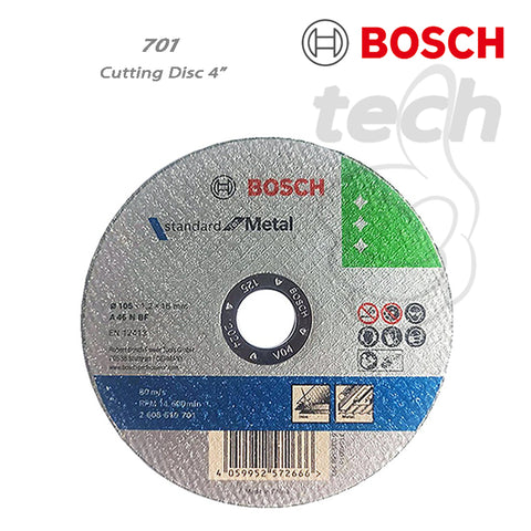 Mata Gerinda Batu Potong Besi Cutting Disc 4" Bosch (701)