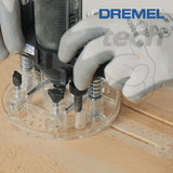 Kepala Profil Plunge Router Attachment Rotary Tool Dremel 335-01