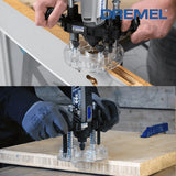 Kepala Profil Plunge Router Attachment Rotary Tool Dremel 335-01