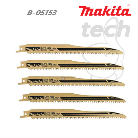 Mata Gergaji Reciprocating Makita B-05153 For Wood - 5pcs/pack