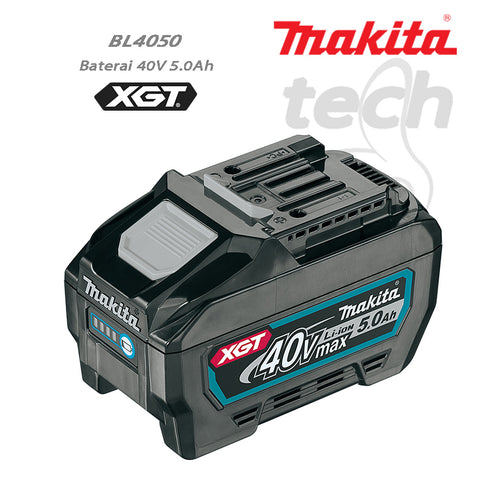 Baterai Makita Battery 40V 40 Volt XGT Li-ion Lithium-Ion - 5.0Ah (BL4050)