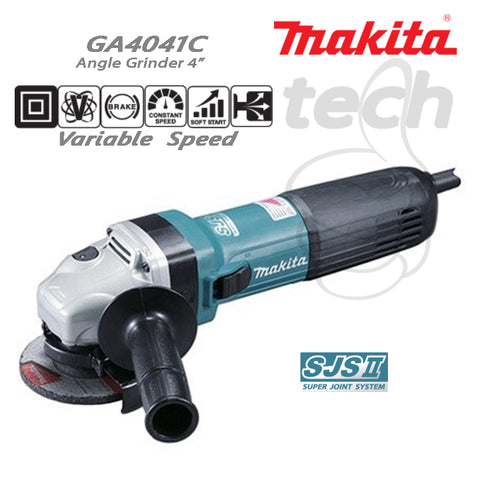 Mesin Gerinda Listrik Angle Grinder 4" Makita GA4041C - Variable Speed