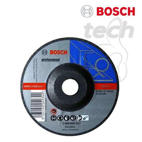 Batu Poles Besi / Grinding Disc 4" Bosch (017)