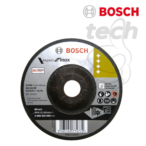 Mata Gerinda Poles Stainless Steel 4" Bosch Inox (690)