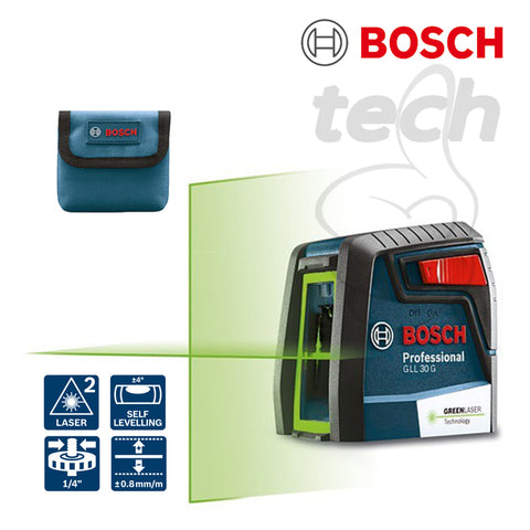 Line Laser Level Garis Bosch GLL 30 G Professional