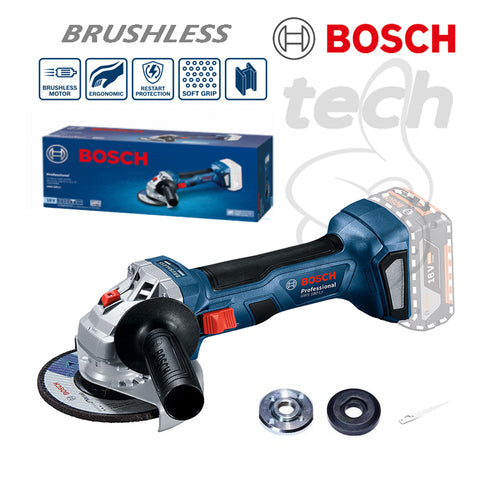 Mesin Gerinda Baterai Cordless Grinder Bosch GWS 180-LI - Unit Only - Brushless