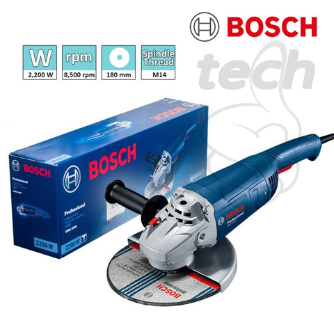 Mesin Gerinda Tangan Angle Grinder 7" Bosch GWS 2200-180 / GWS 2200