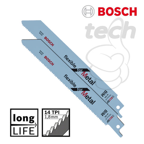 Mata Gergaji Reciprocating Bosch S922BF - Flexible For Metal - 2pcs/pack