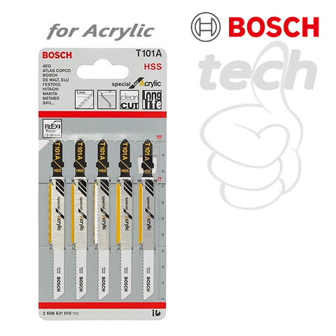 Mata Gergaji Jigsaw Blade Bosch T101A T 101 A 5pcs/pack - for Acrylic