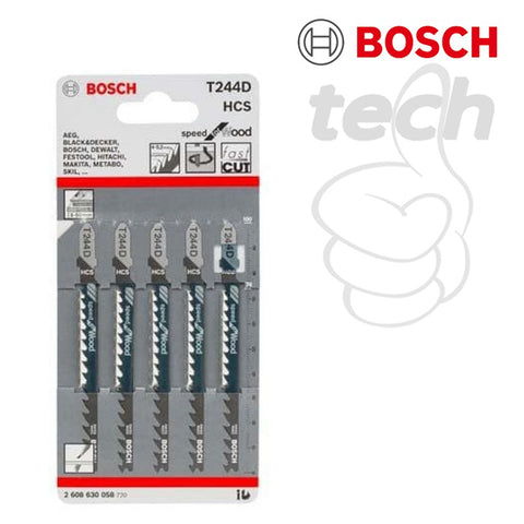 Mata Jigsaw / Jigsaw Blade Bosch T244D T 244 D 5pcs/pack