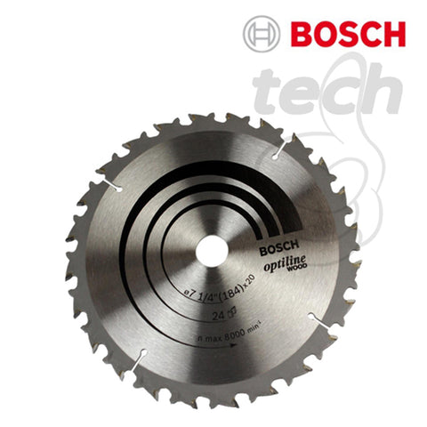 Mata Gergaji Circular 7 1/4" Bosch Wood - 24T - Optiline