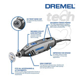 Mesin Gerinda Tuner Rotary Tool DREMEL 4250-6/128 - 128pcs Accessories