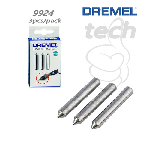 Mata Ukir Gravir Carbide Engraving Tips - for DREMEL 290 (9924)