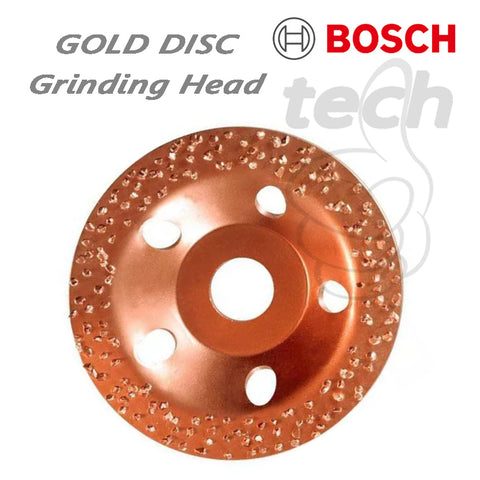 Mata Gerinda Bevel Cup Wheel Gold Grinding Disc 4" Bosch (250)