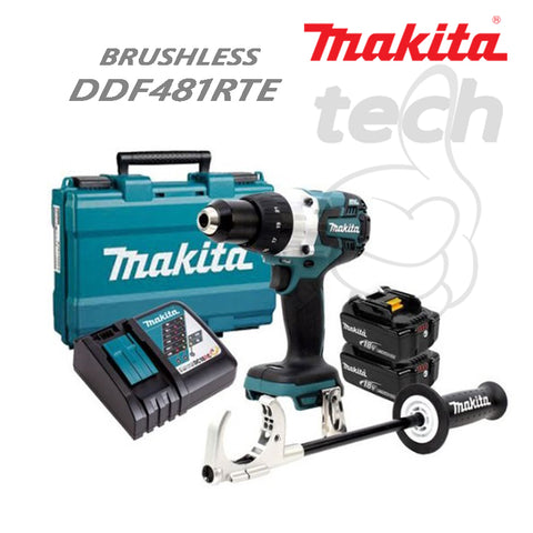 Mesin Bor Baterai Cordless Drill Makita DDF481 DDF481RTE - Brushless