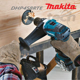 Mesin Bor Tembok Baterai Cordless Hammer Drill Makita DHP458 DHP458RTE