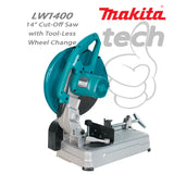 Mesin Potong Besi Portable Cut Off Machine 14" Makita LW1400 LW 1400