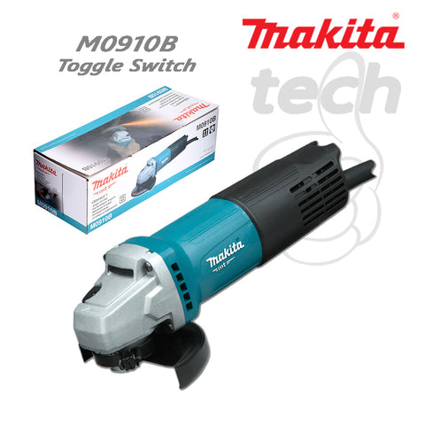 Mesin Gerinda Tangan Angle Grinder 4" Makita M0910 M0910B - Toggle Switch