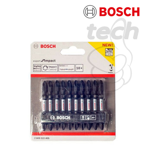 Mata Obeng Impact Screw Driver Bit Bosch 65mm 10pcs/pack - Expert (405)