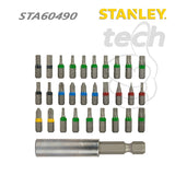 Mata Obeng Set Screwdriver Bit Stanley STA60490-XJ 31pcs