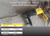Mesin Bor Rotary Hammer Stanley STHR202K