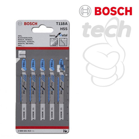 Mata Jigsaw Blade Bosch T118A 5pcs/pack
